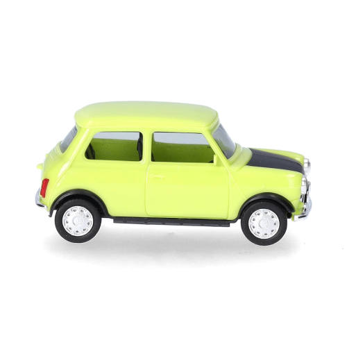 Herpa H0 421140 Mini Cooper Mayfair + schijnwerper, groen (rechts gestuurd) - Modeltreinshop