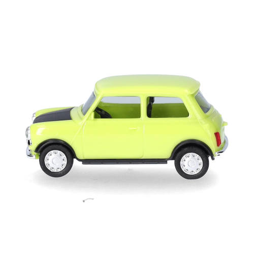 Herpa H0 421140 Mini Cooper Mayfair + schijnwerper, groen (rechts gestuurd) - Modeltreinshop