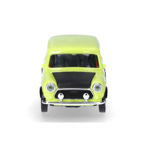 Herpa H0 421140 Mini Cooper Mayfair + schijnwerper, groen (rechts gestuurd) - Modeltreinshop