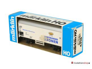 Marklin H0 4416 Gesloten Goederenwagen Bierwagen Kronen Dortmunder kronen - Modeltreinshop