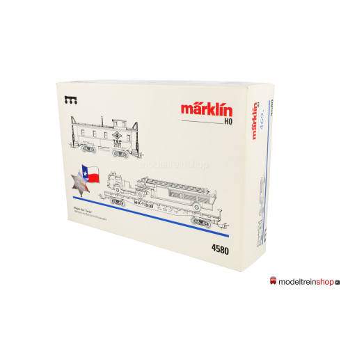 Marklin H0 4580 tweedelige wagen set Texas - Brandweer MHI - Modeltreinshop