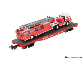 Marklin H0 4580 tweedelige wagen set Texas - Brandweer MHI - Modeltreinshop