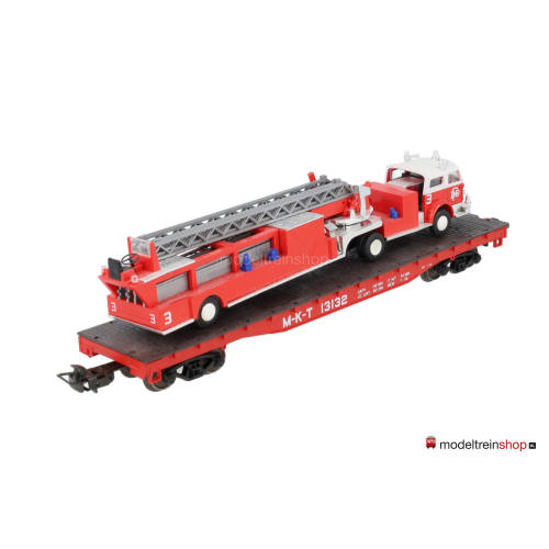 Marklin H0 4580 tweedelige wagen set Texas - Brandweer MHI - Modeltreinshop