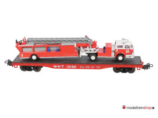 Marklin H0 4580 tweedelige wagen set Texas - Brandweer MHI - Modeltreinshop