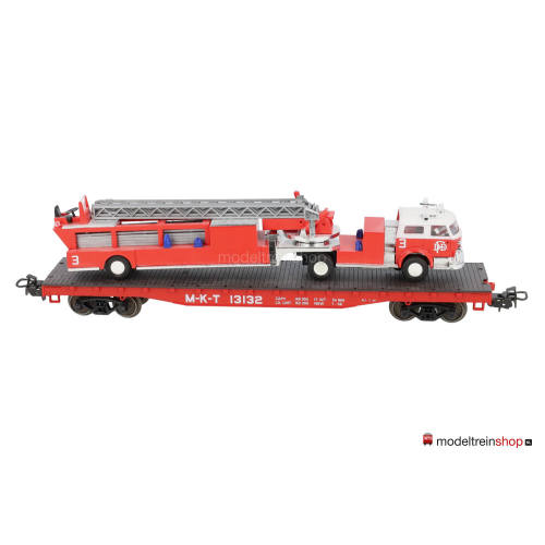 Marklin H0 4580 tweedelige wagen set Texas - Brandweer MHI - Modeltreinshop