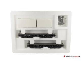 Marklin H0 48661 Goederenwagenset Zware platte wagens met bouwmachine MHI - Modeltreinshop