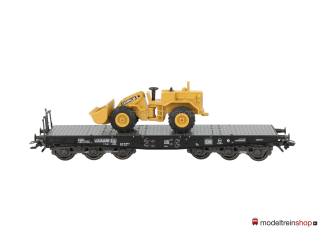 Marklin H0 48661 Goederenwagenset Zware platte wagens met bouwmachine MHI - Modeltreinshop