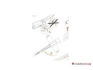 Roco H0 46901 schakelbare ongevallen kraan NS - Modeltreinshop