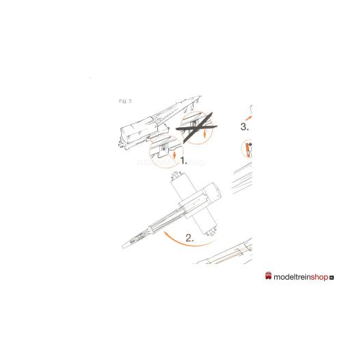 Roco H0 46901 schakelbare ongevallen kraan NS - Modeltreinshop