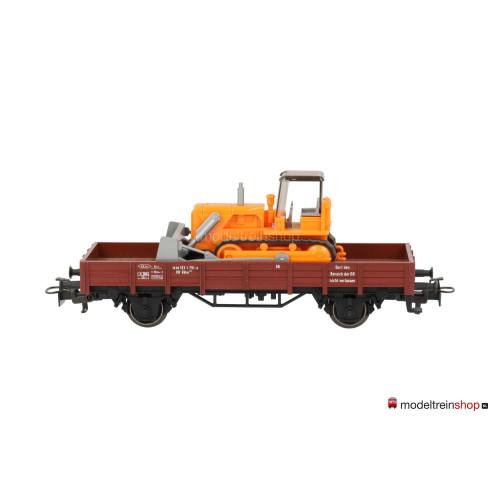 Marklin H0 4424 V09 Lageboordwagen met bulldozer - Modeltreinshop