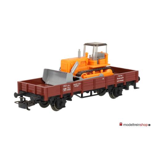 Marklin H0 4424 V09 Lageboordwagen met bulldozer - Modeltreinshop