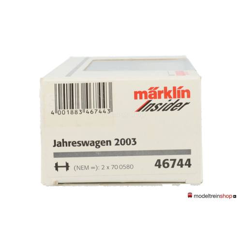 Marklin H0 46744 Wijnwagon insider jaar wagen 2003 - Modeltreinshop