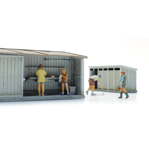 Artitec H0 5870097 op de camping in de ochtend - Modeltreinshop