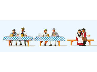 Preiser H0 10449 Op het Oktoberfeest (Set 2) -Modeltreinshop