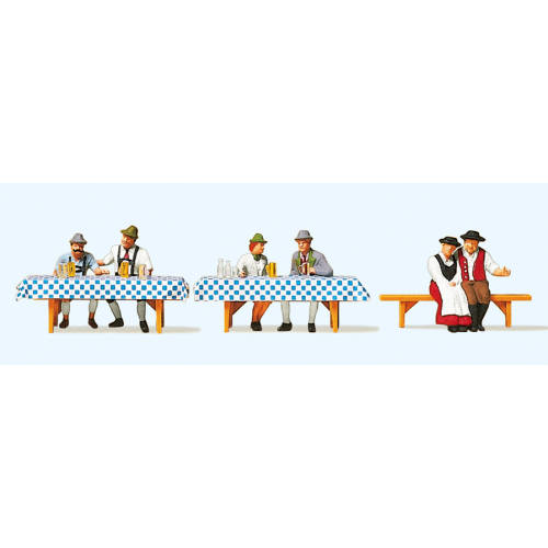 Preiser H0 10449 Op het Oktoberfeest (Set 2) -Modeltreinshop