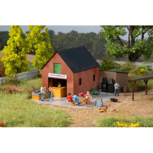 Auhagen H0 11475 Winkel (boerderij) / Hofladen - Modeltreinshop