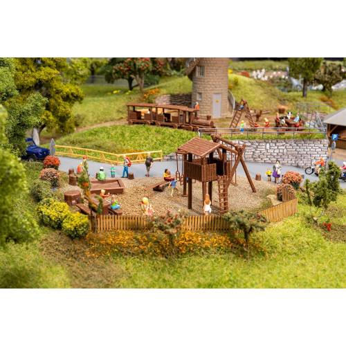 Faller HO 190036 Actieset voor avonturenspeeltuin - Modeltreinshop