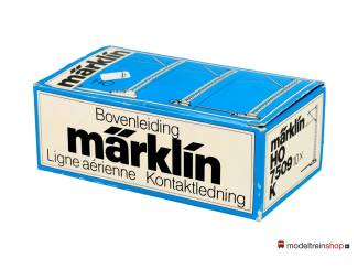 Marklin M rail H0 7009 V3 Aansluit Bovenleiding mast 10 stuks in ovp - Modeltreinshop