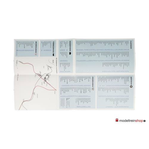 Carboon Rail 1955 Spoorwegenkaart - Modeltreinshop