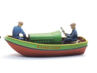 Artitec H0 387.587 De Kameleon waterlijn + 2 figuren - schippers van de Kameleon - Modeltreinshop