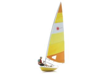 Artitec H0 387.593 Zeilboot Laser varend + figuur - Modeltreinshop