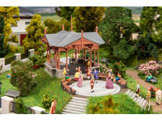 Faller HO 130655 Muziektent met dansende figuren - Modeltreinshop