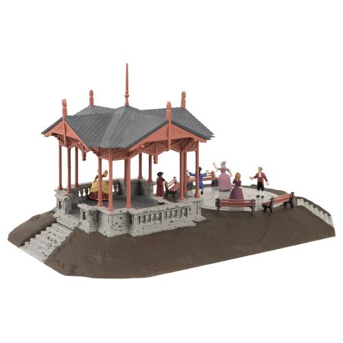 Faller HO 130655 Muziektent met dansende figuren - Modeltreinshop