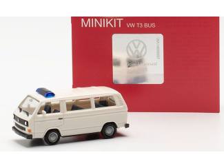 Herpa H0 013093-004 VW T3 Bus, wit (Minikit) - Modeltreinshop