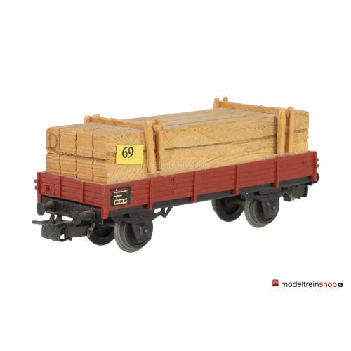 Marklin H0 4503 V11 Lageboodwagen X 05 / Klms 440 met lading - Modeltreinshop