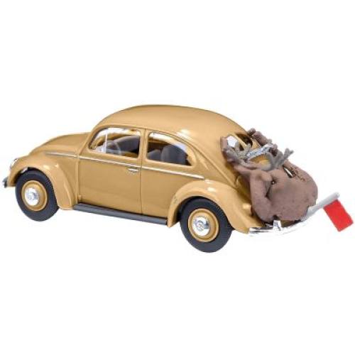 Busch H0 52966 VW Kever met hert 1955 - Modeltreinshop