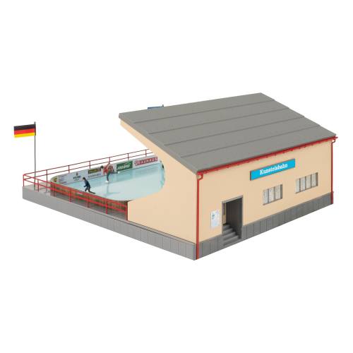 Faller HO 134005 Kunstijsbaan met bewegende figuren - Modeltreinshop