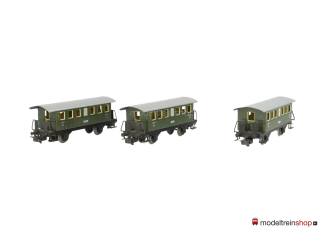 Marklin H0 4040 3x Reizigers Rijtuig Ci der DB 2e klasse - Modeltreinshop