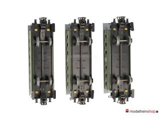 Marklin H0 4040 3x Reizigers Rijtuig Ci der DB 2e klasse - Modeltreinshop