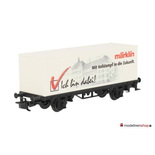 Marklin H0 44150 Containerwagen BT 30 "Ich bin dabei" - Modeltreinshop