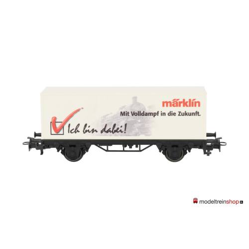 Marklin H0 44150 Containerwagen BT 30 "Ich bin dabei" - Modeltreinshop