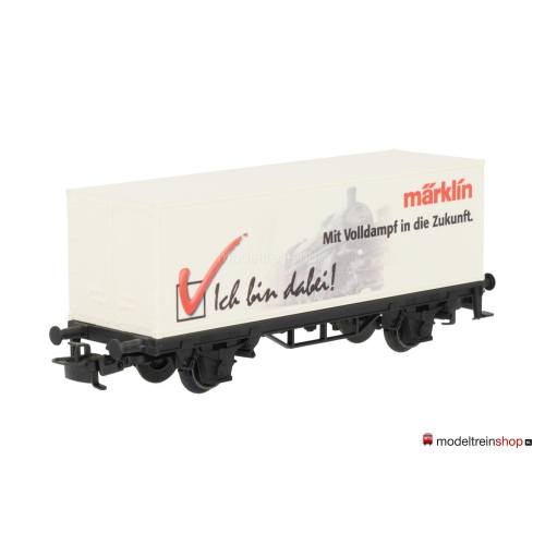 Marklin H0 44150 Containerwagen BT 30 "Ich bin dabei" - Modeltreinshop