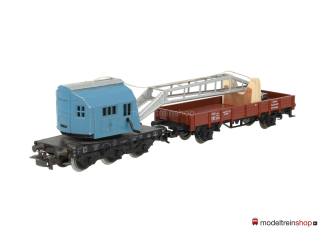 Marklin H0 4611 V07 Kraanwagen Krupp-Ardelt met lageboordwagen - Modeltreinshop