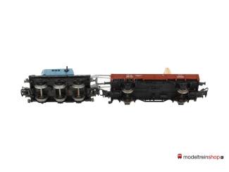 Marklin H0 4611 V07 Kraanwagen Krupp-Ardelt met lageboordwagen - Modeltreinshop