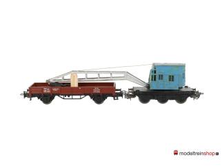 Marklin H0 4611 V07 Kraanwagen Krupp-Ardelt met lageboordwagen - Modeltreinshop