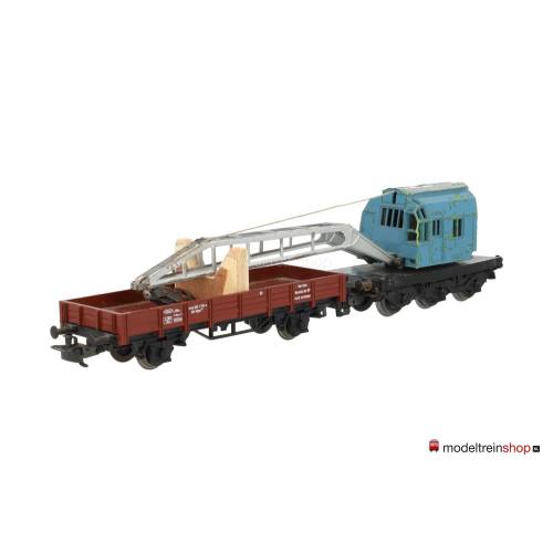 Marklin H0 4611 V07 Kraanwagen Krupp-Ardelt met lageboordwagen - Modeltreinshop