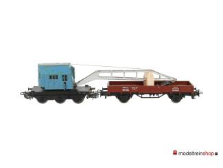 Marklin H0 4611 V07 Kraanwagen Krupp-Ardelt met lageboordwagen - Modeltreinshop