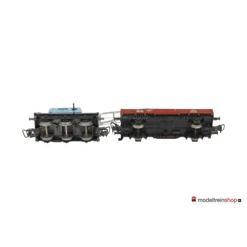 Marklin H0 4611 V07 Kraanwagen Krupp-Ardelt met lageboordwagen - Modeltreinshop