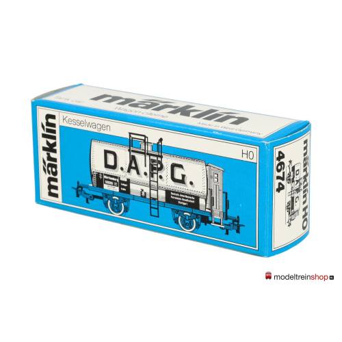 Marklin H0 4674 V01 Ketelwagon D.A.P.G - Modeltreinshop