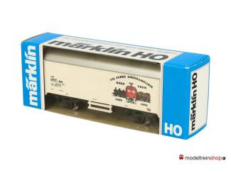 Marklin H0 4515 S3 V02 Gesloten goederenwagen 125 Jahre Eisenbahnlinie - Modeltreinshop