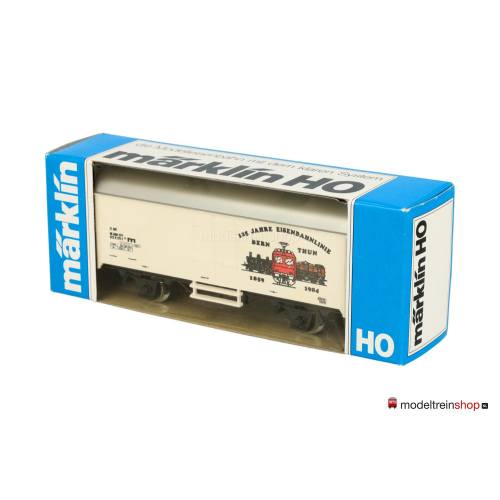 Marklin H0 4515 S3 V02 Gesloten goederenwagen 125 Jahre Eisenbahnlinie - Modeltreinshop