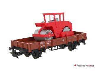 Marklin H0 44241 Lageboordwagen met straatwals - Modeltreinshop