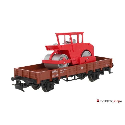 Marklin H0 44241 Lageboordwagen met straatwals - Modeltreinshop