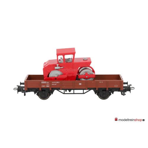 Marklin H0 44241 Lageboordwagen met straatwals - Modeltreinshop