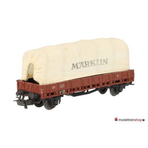 Marklin H0 4609 platte wagen met huif (stof) Marklin - Modeltreinshop