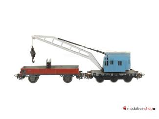 Marklin H0 4611 Kraanwagen Krupp-Ardelt met lageboordwagen - Modeltreinshop